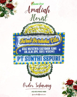 Papan Bunga Duka di Sarimekar