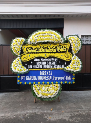 Papan Bunga Duka di Sarimekar