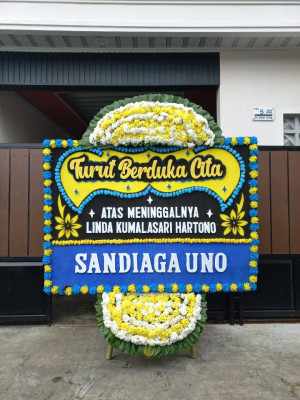 Papan Bunga Duka di Sarimekar